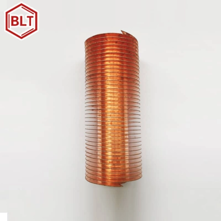 整体挤压铜翅片管2